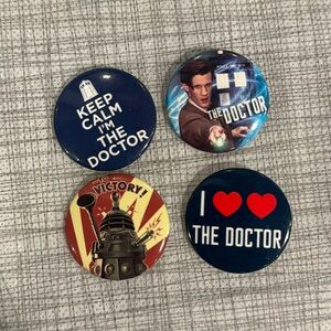 DOCTOR WHO PINS